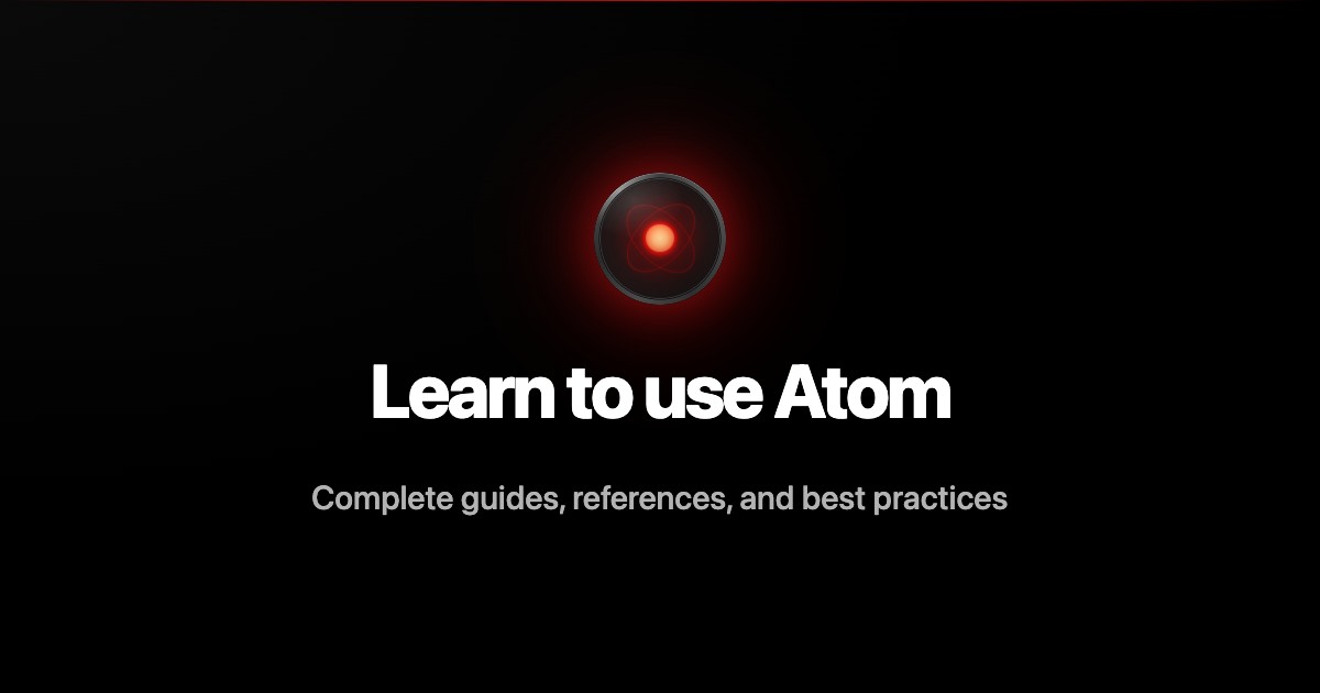 Anthropic Setup - Atom